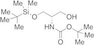 [(1S)-2-[[(tert-Butyl)dimethylsilyl]oxy]-1-(hydroxymethyl)ethyl]-carbamic Acid tert-Butyl Ester