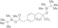 rac 2-(tert-Butyldimethylsilyloxy)-Alpha-desmethyl Ibuprofen-d6 tert-Butyldimethylsily Ester