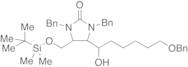 4-(tert-Butyldimethylsilyloxymethyl)-5-(1,6-dihydroxyhexyl)-1,3-dibenzyl-2-imidazolidinone Benzyl Ether