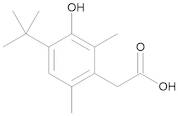 4-tert-Butyl-2,6-dimethyl-3-hydroxyphenylacetic Acid