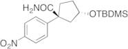 rac cis-3-((tert-Butyldimethylsilyl)oxy)-1-(4-nitrophenyl)cyclopentanecarboxamide