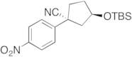 rac cis-3-((tert-Butyldimethylsilyl)oxy)-1-(4-nitrophenyl)cyclopentanecarbonitrile