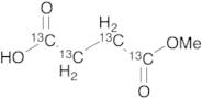 Butanedioic-13C4 Acid 1-Methyl Ester