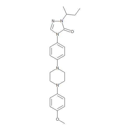 2-(2-Butyl)-4-{4-[4-(4-methyloxy-phenyl)-piperazin-1-yl]-phenyl}-2,4-dihydro-[1,2,4]-triazol-3-one