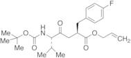 (aR)-a-[(3S)-3-(tert-Butyloxycarbonylamino)-4-methyl-2-oxopentyl]-4-fluoro-benzenepropanoic Acid 2-Propen-1-yl Ester
