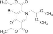 3-Bromo-1-(2,2-dimethoxyethyl)-1,4-dihydro-4-oxo-2,5-pyridinedicarboxylic Acid 2,5-Diethyl Ester