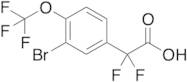 2-(3-Bromo-4-(trifluoromethoxy)phenyl)-2,2-difluoroacetic acid