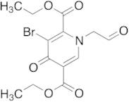 3-Bromo-1,4-dihydro-4-oxo-1-(2-oxoethyl)-2,5-pyridinedicarboxylic Acid 2,5-Diethyl Ester