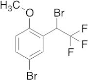 4-Bromo-2-(1-bromo-2,2,2-trifluoroethyl)-1-methoxybenzene