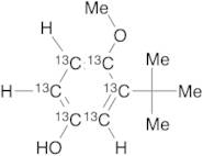 2-tert-Butyl-4-hydroxyanisole- 13C6