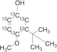 3-(tert-Butyl)-4-methoxyphenol-13C6