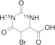 5-Bromohexahydro-2,6-dioxo-4-pyrimidinecarboxylic Acid-15N2