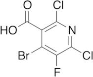 4-Bromo-2,6-dichloro-5-fluoro-3-pyridinecarboxylic Acid