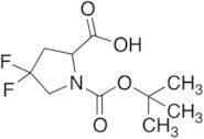 1-[(tert-Butoxy)carbonyl]-4,4-difluoropyrrolidine-2-carboxylic Acid