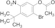 2-Bromo-4-(tert-butyl)-5-nitrophenyl Acetate