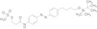 (E)-S-(3-((4-((4-(4-((tert-Butyldimethylsilyl)oxy)butyl)phenyl)diazenyl)phenyl)amino)-3-oxopropyl) Methanesulfonothioate