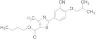 Butyl 2-[3-Cyano-4-(2-methylpropoxy)phenyl]-4-methyl-5-thiazolecarboxylic Acid Ester