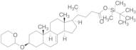 (4R)-tert-Butyldimethylsilyl 4-((3S,9R,10S,13R,14R,17R)-10,13-dimethyl-3-((tetrahydro-2H-pyran-2-y…