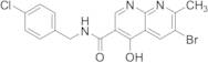 6-Bromo-N-(4-chlorobenzyl)-4-hydroxy-7-methyl-1,8-naphthyridine-3-carboxamide