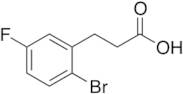 3-(2-Bromo-5-fluorophenyl)propanoic Acid