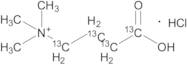 γ-Butyrobetaine-13C4 Hydrochloride