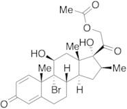 9-Bromo-11β,17,21-trihydroxy-16β-methyl-pregna-1,4-diene-3,20-dione 21-Acetate