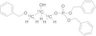 1-(Benzyloxy)-3-[[bis(benzyloxy)phosphoryl]oxy]propan-2-ol-13C3