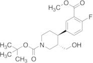 tert-Butyl(3S,4R)-4-[4-fluoro-3-(methoxycarbonyl)phenyl]-3-(hydroxymethyl)piperidine-1-carboxylate