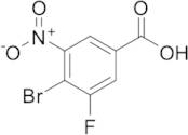 4-Bromo-3-fluoro-5-nitrobenzoic Acid