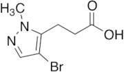 3-(4-Bromo-1-methyl-1H-pyrazol-5-yl)propanoic Acid