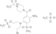 4-(5-((2-Bromoethyl)(2-((methylsulfonyl)oxy)ethyl)amino)-4-(methylsulfonyl)-2-nitrobenzoyl)-1-ethy…