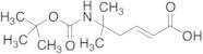 (2E)-5-(tert-Butyloxycarbonylamino)-5-methylhex-2-enoic Acid