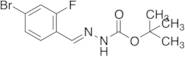 tert-Butyl 2-[(E)-(4-Bromo-2-fluorophenyl)methylidene]-1-hydrazinecarboxylate