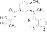 (3R,4R)-tert-Butyl 3-((6,7-Dihydro-5H-pyrrolo[2,3-d]pyrimidin-4-yl)(methyl)amino)-4-methylpiperidi…