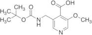 3-((tert-Butoxycarbonylamino)methyl)-5-methoxyisonicotinic Acid