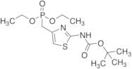 (2-tert-Butoxycarbonylamino-thiazol-4-ylmethyl)-phosphonic Acid Diethyl Ester
