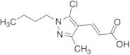 3-(1-Butyl-5-chloro-3-methyl-1H-pyrazol-4-yl)prop-2-enoic Acid