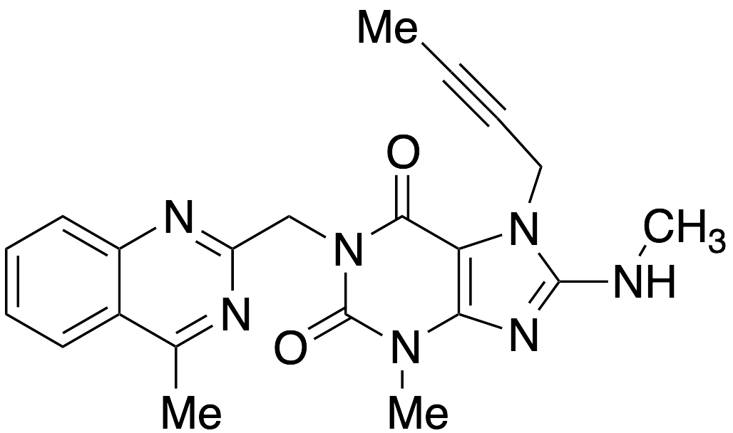 7-(But-2-yn-1-yl)-3-methyl-8-(methylamino)-1-((4-methylquinazolin-2-yl)methyl)-1H-purine-2,6(3H,7H…