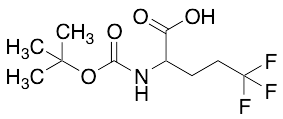 2-{[(tert-Butoxy)carbonyl]amino}-5,5,5-trifluoropentanoic Acid