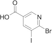 6-Bromo-5-iodo-3-pyridinecarboxylic Acid