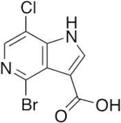 4-Bromo-7-chloro-5-azaindole-3-carboxylic Acid