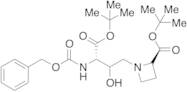 (2S)-tert-Butyl 1-((3S)-3-(((Benzyloxy)carbonyl)amino)-4-(tert-butoxy)-2-hydroxy-4-oxobutyl)azet...