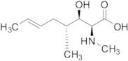 4-(2E)-2-Buten-1-yl-2,4,5-trideoxy-2-(methylamino)-L-xylonic Acid