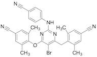 4,4'-[[5-Bromo-2-[(4-cyanophenyl)amino]-4,6-pyrimidinediyl]bis(oxy)]bis[3,5-dimethylbenzonitrile]