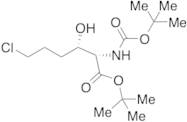 (2S,3S)-tert-Butyl 2-((tert-Butoxycarbonyl)amino)-6-chloro-3-hydroxyhexanoate