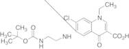 6-((2-((tert-Butoxycarbonyl)amino)ethyl)amino)-7-chloro-1-ethyl-4-oxo-1,4-dihydroquinoline-3-carbo…