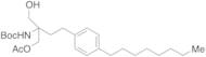 2-((tert-Butoxycarbonyl)amino)-2-(hydroxymethyl)-4-(4-octylphenyl)butyl Acetate