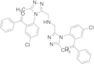 bis[[4-(2-Benzoyl-4-chlorophenyl)-5-methyl-4H-1,2,4-triazol-3-yl]methyl] Amine