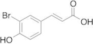 (E)-3-Bromo-4-hydroxycinnamic Acid