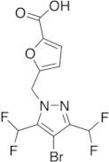 5-{[4-Bromo-3,5-bis(difluoromethyl)-1H-pyrazol-1-yl]methyl}-2-furoic Acid